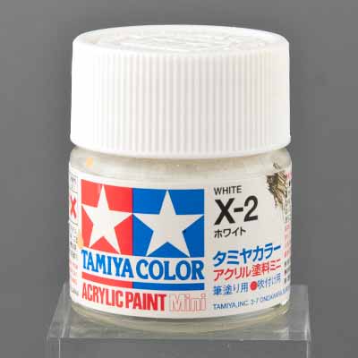 タミヤ 水性アクリル塗料 ホワイト（X-2）
